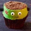 Frankenstein Cupcake for halloween