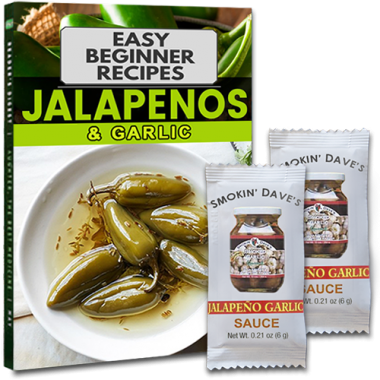 Free Jalapeño and garlic sauce sample