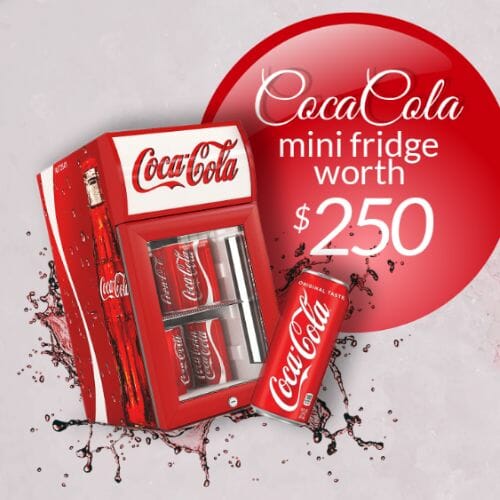 Free Coca-Cola Mini Fridge