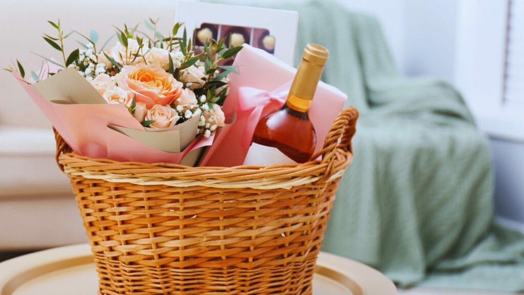 A handmade gift hamper